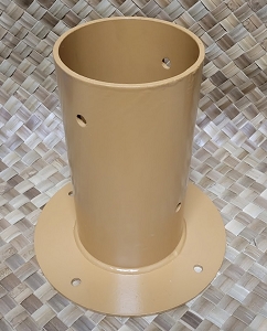 12 in. Galvanized Palapa Stand - Galvanized & Powder Coated